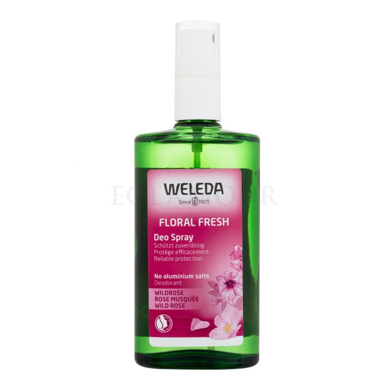 Weleda Wild Rose Dezodorant dla kobiet 100 ml Uszkodzone pudełko