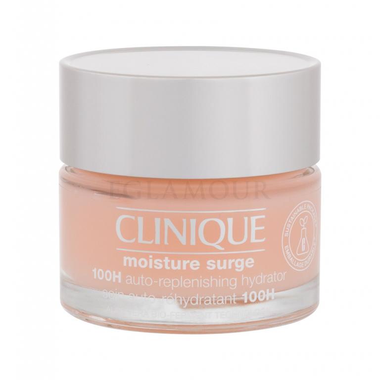 Clinique Moisture Surge 100H Auto-Replenishing Hydrator Krem do twarzy na dzień dla kobiet 50 ml Uszkodzone pudełko