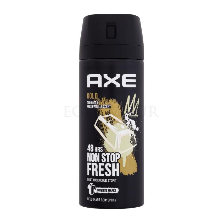 Axe Gold Oud Wood &amp; Fresh Vanilla Dezodorant dla mężczyzn 150 ml