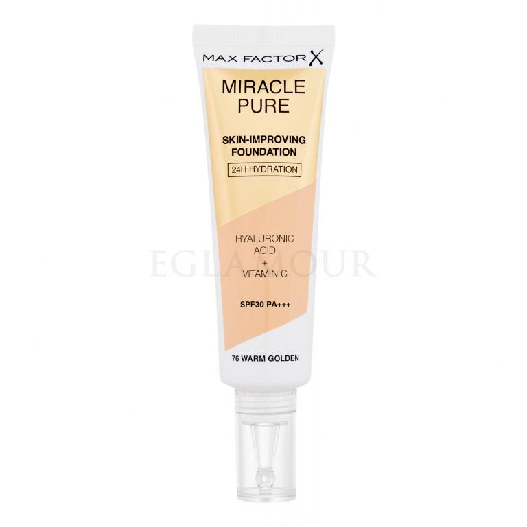 Max Factor Miracle Pure Skin-Improving Foundation SPF30 Podkład dla kobiet 30 ml Odcień 76 Warm Golden