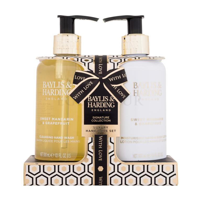 Baylis &amp; Harding Sweet Mandarin &amp; Grapefruit Signature Collection Set Zestaw Mleczko do ciała 300 ml + mydło w płynie 300 ml