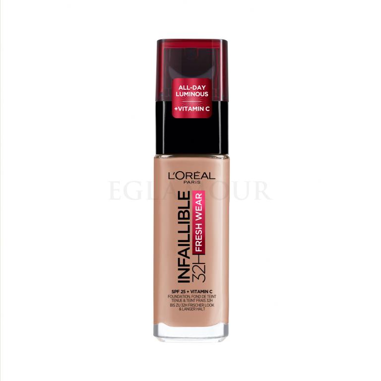 L&#039;Oréal Paris Infaillible 32H Fresh Wear SPF25 Podkład dla kobiet 30 ml Odcień 60