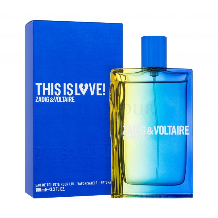 Zadig &amp; Voltaire This is Love! Woda toaletowa dla mężczyzn 100 ml