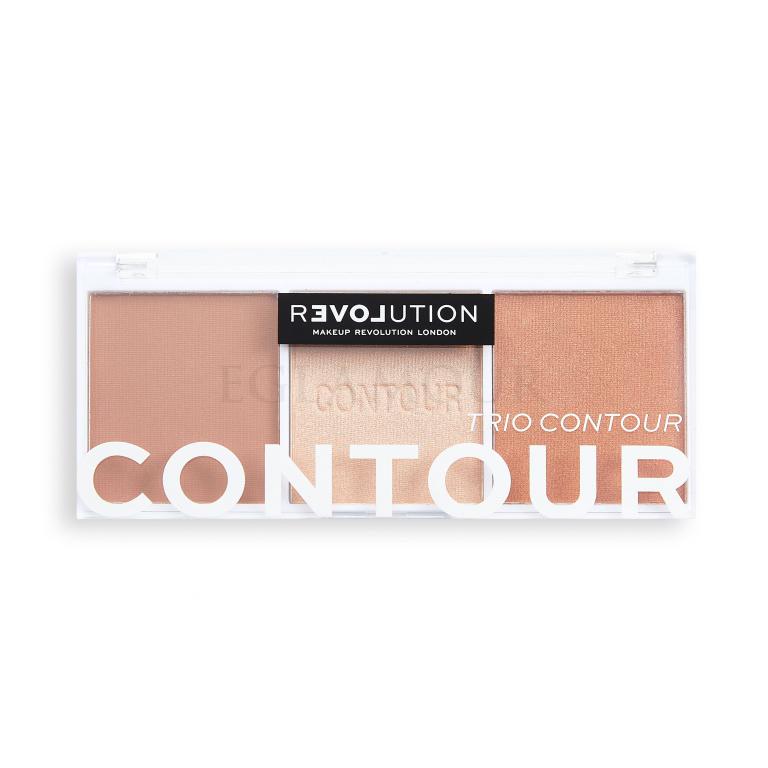 Revolution Relove Colour Play Contour Trio Paletka do konturowania dla kobiet 6 g Odcień Baked Sugar