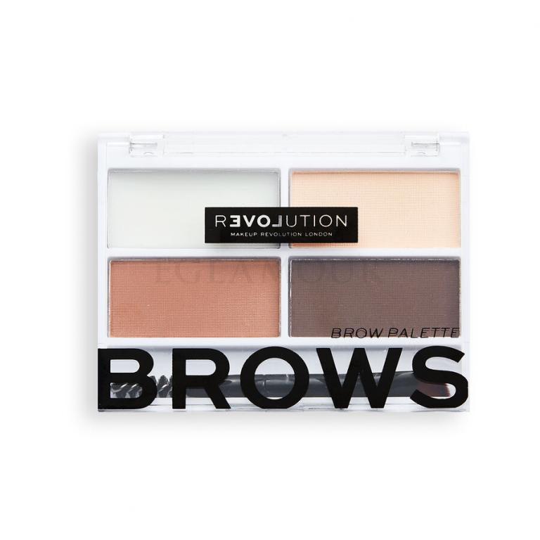 Revolution Relove Colour Cult Brows Zestawy i palety do brwi dla kobiet 3,2 g Odcień Medium