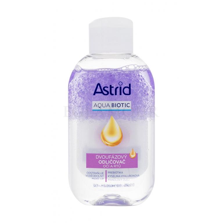 Astrid Aqua Biotic Two-Phase Remover Demakijaż oczu dla kobiet 125 ml