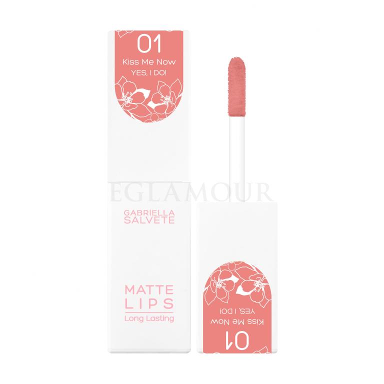 Gabriella Salvete Yes, I Do! Matte Lips Pomadka dla kobiet 45 ml Odcień 01 Kiss Me Now