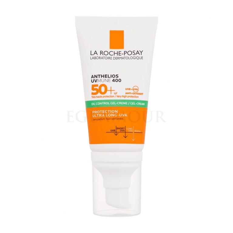 La Roche-Posay Anthelios UVMUNE 400 Oil Control Gel-Cream SPF50+ No Parfum Preparat do opalania twarzy 50 ml