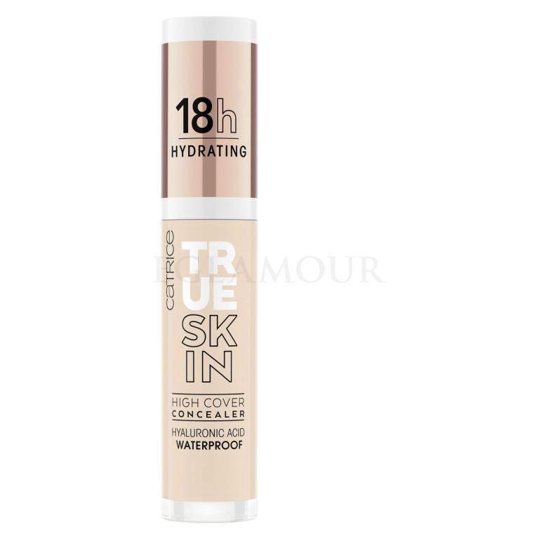 Catrice True Skin High Cover Concealer Korektor dla kobiet 4,5 ml Odcień 002 Neutral Ivory