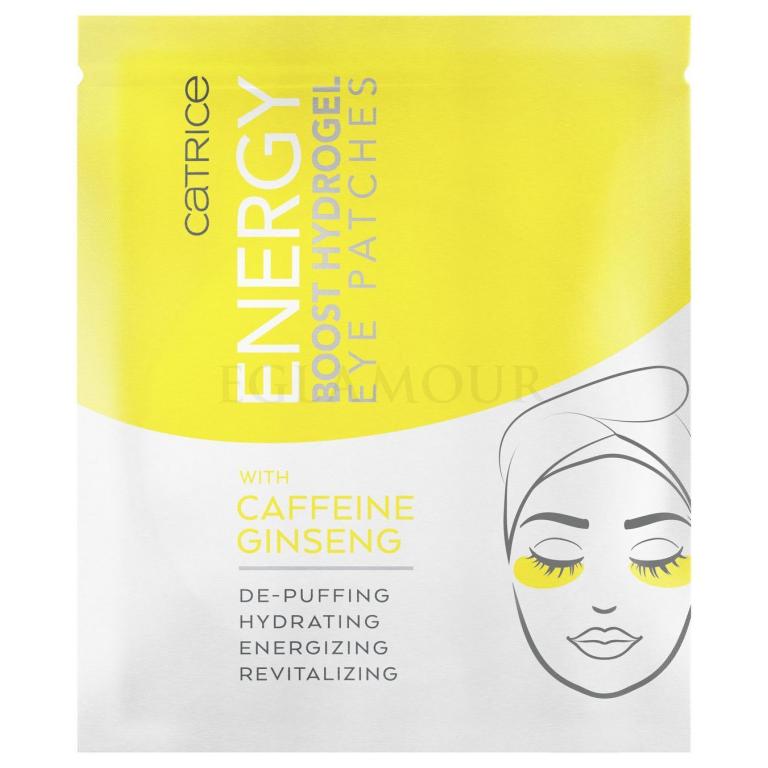 Catrice Energy Boost Hydrogel Eye Patches Maseczka na okolice oczu dla kobiet 1 szt