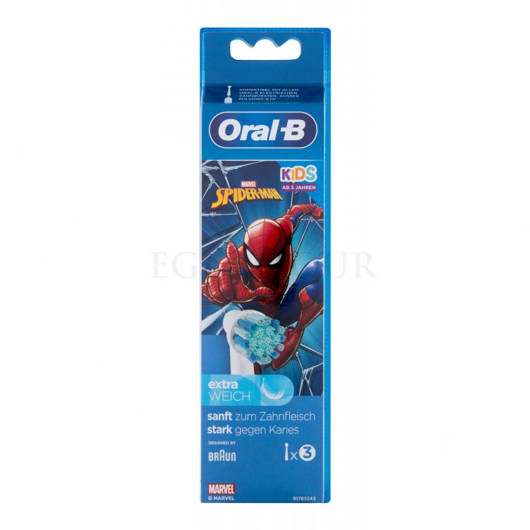 Oral-B Kids Brush Heads Spider-Man Wymianna głowica dla dzieci Zestaw