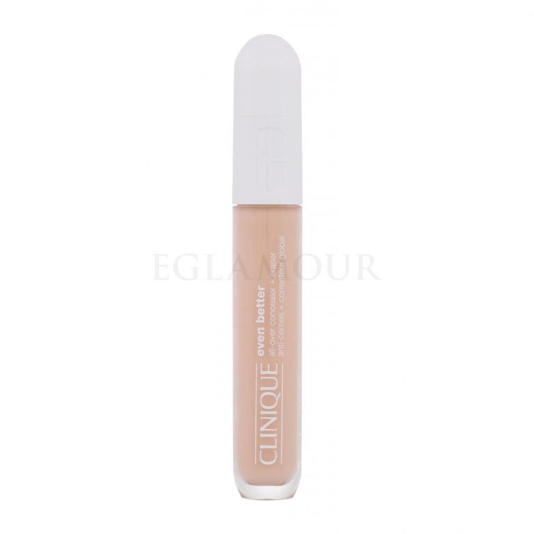 Clinique Even Better All-Over Concealer + Eraser Korektor dla kobiet 6 ml Odcień CN 10 Alabaster