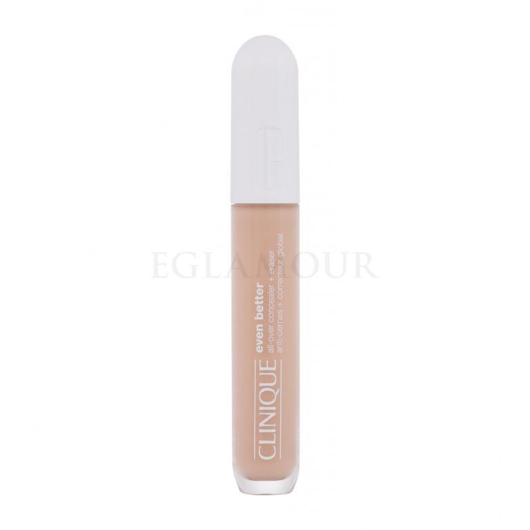 Clinique Even Better All-Over Concealer + Eraser Korektor dla kobiet 6 ml Odcień CN 28 Ivory