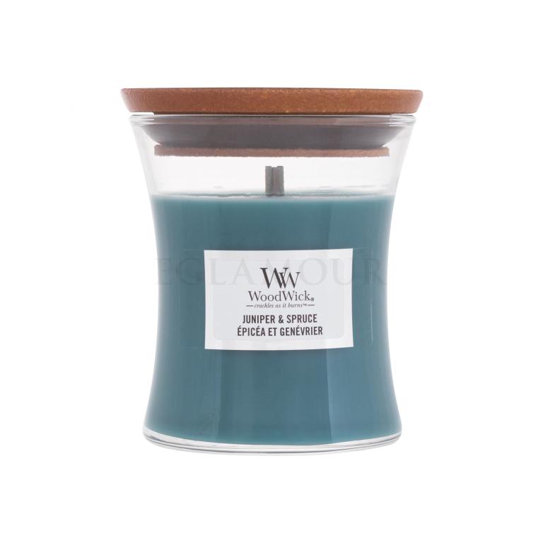 WoodWick Juniper &amp; Spruce Świeczka zapachowa 85 g