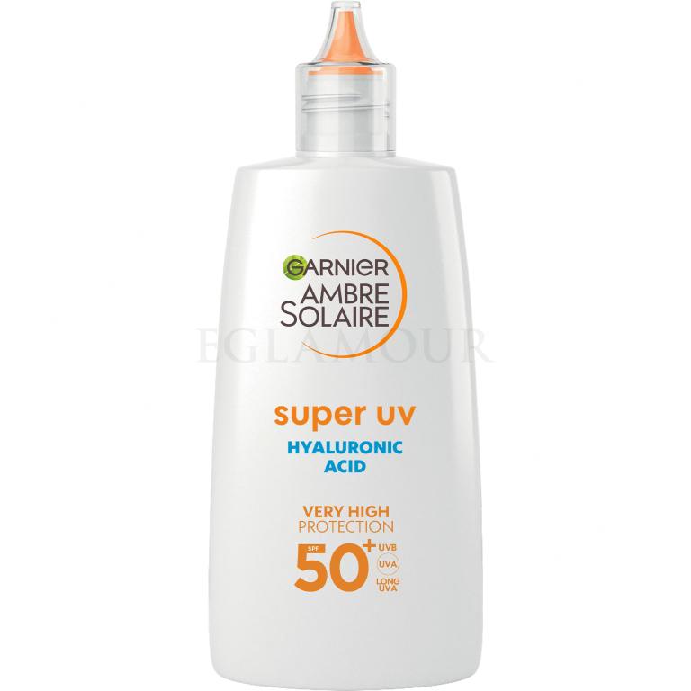 Garnier Ambre Solaire Super UV Hyaluronic Acid SPF50+ Preparat do opalania twarzy 40 ml