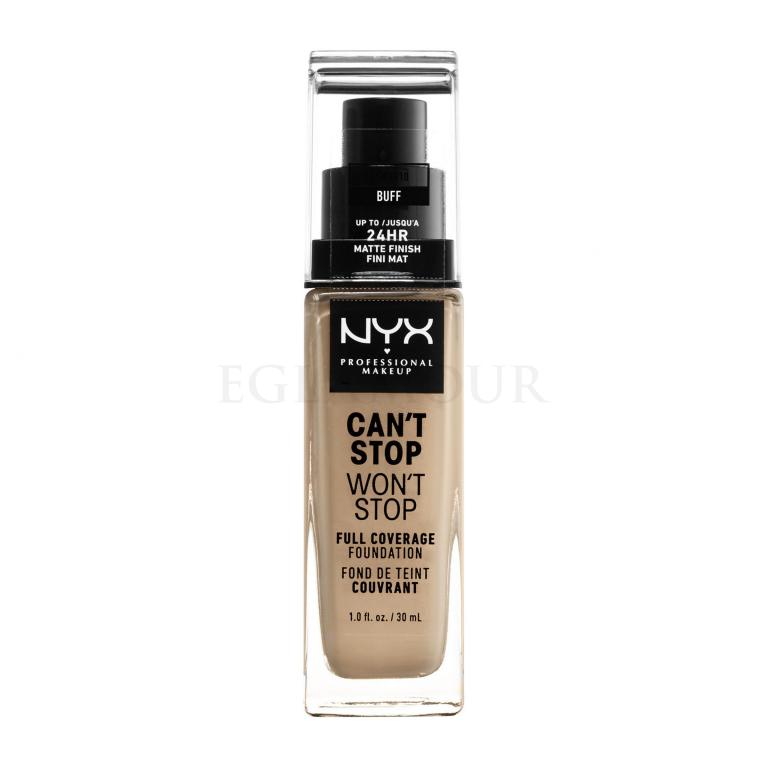 NYX Professional Makeup Can&#039;t Stop Won&#039;t Stop Podkład dla kobiet 30 ml Odcień 10 Buff