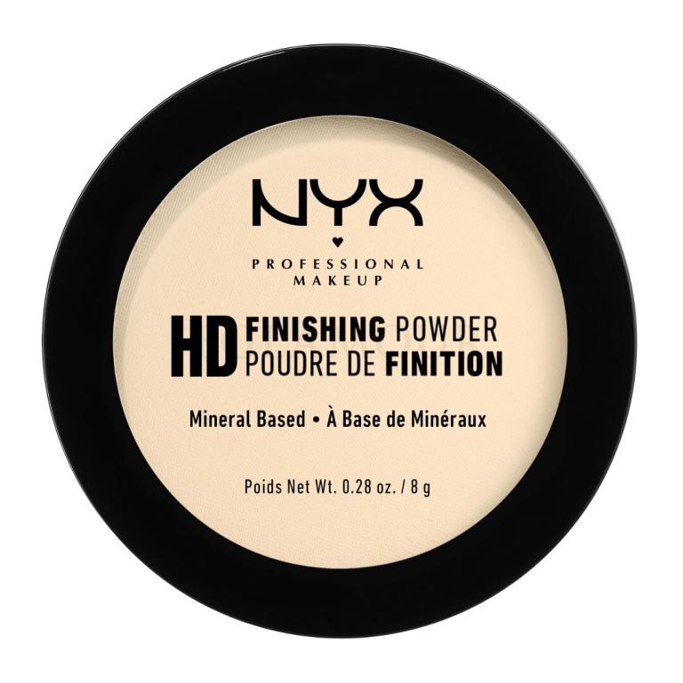 NYX Professional Makeup High Definition Finishing Powder Puder dla kobiet 8 g Odcień 02 Banana