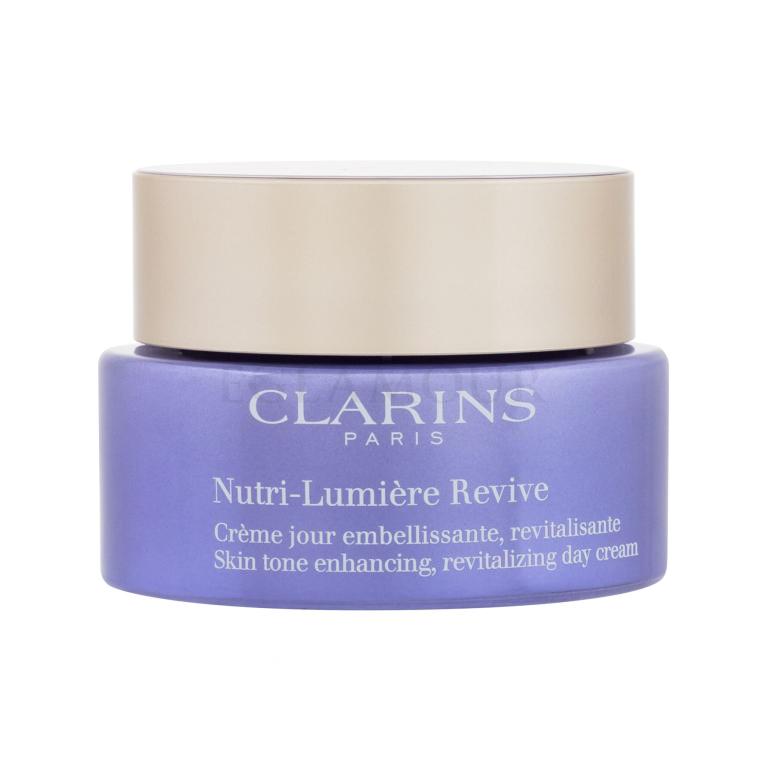 Clarins Nutri-Lumière Revive Skin Tone Enhancing, Revitalizing Day Cream Krem do twarzy na dzień dla kobiet 50 ml