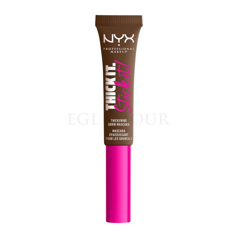 NYX Professional Makeup Thick It Stick It! Tusz do brwi dla kobiet 7 ml Odcień 06 Brunette