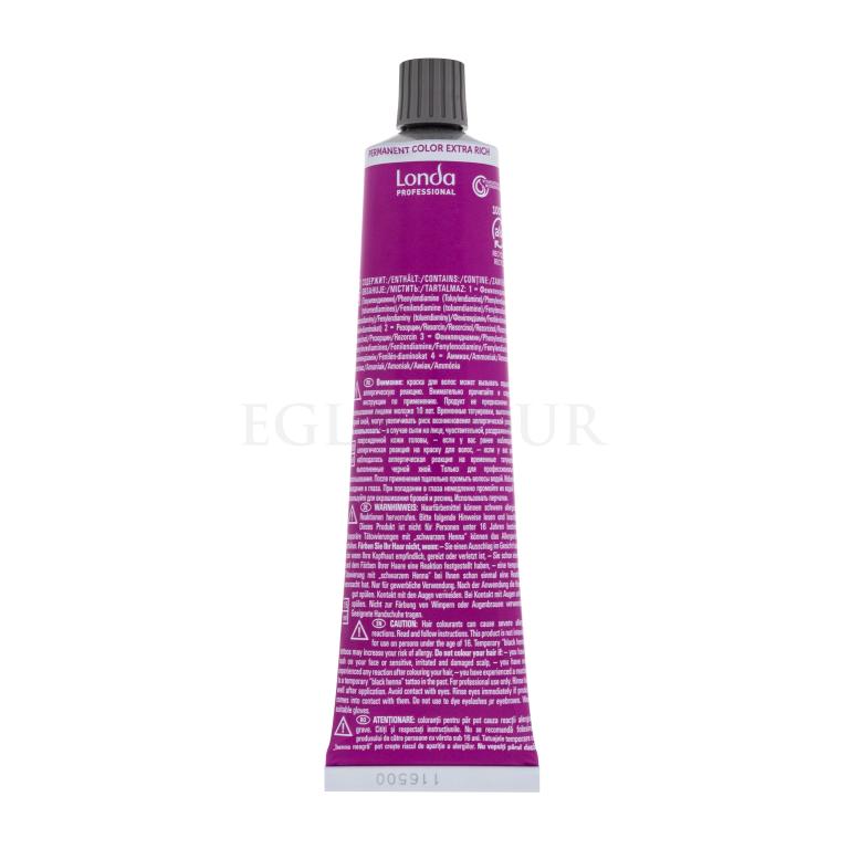 Londa Professional Permanent Colour Extra Rich Cream Farba do włosów dla kobiet 60 ml Odcień 7/07 Uszkodzone pudełko