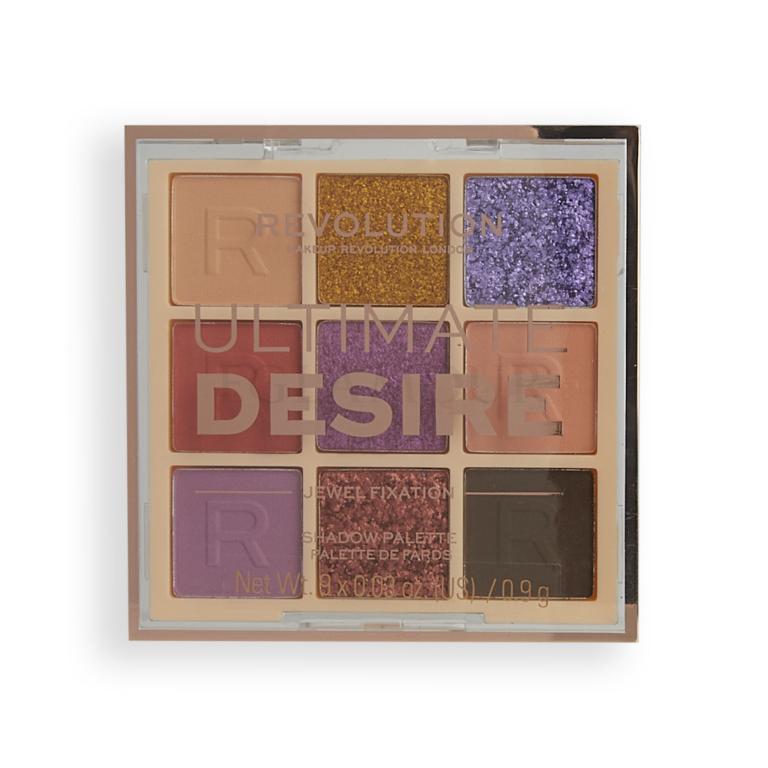 Makeup Revolution London Ultimate Desire Cienie do powiek dla kobiet 8,1 g Odcień Jewel Fixation