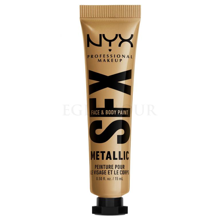 NYX Professional Makeup SFX Face And Body Paint Metallic Podkład dla kobiet 15 ml Odcień 05 Gold Dusk