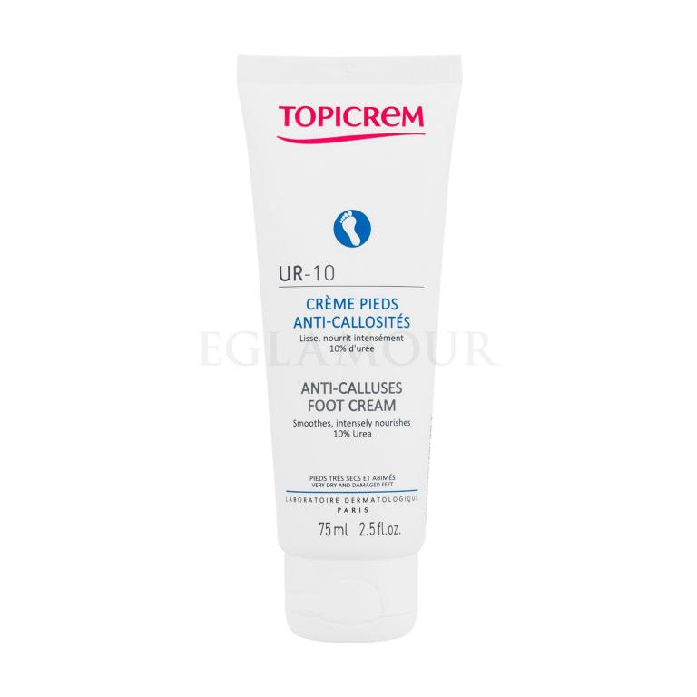 Topicrem UR 10 Anti-Calluses Foot Cream Krem do stóp 75 ml