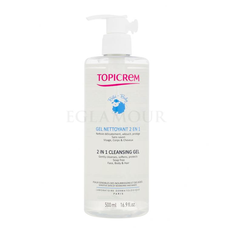 Topicrem Baby Cleansing Gel 2 IN 1 Żel pod prysznic dla dzieci 500 ml