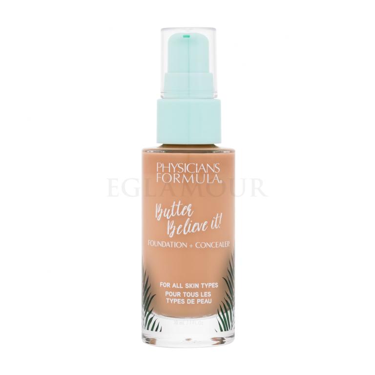 Physicians Formula Butter Believe It! Foundation + Concealer Podkład dla kobiet 30 ml Odcień Light-To-Medium