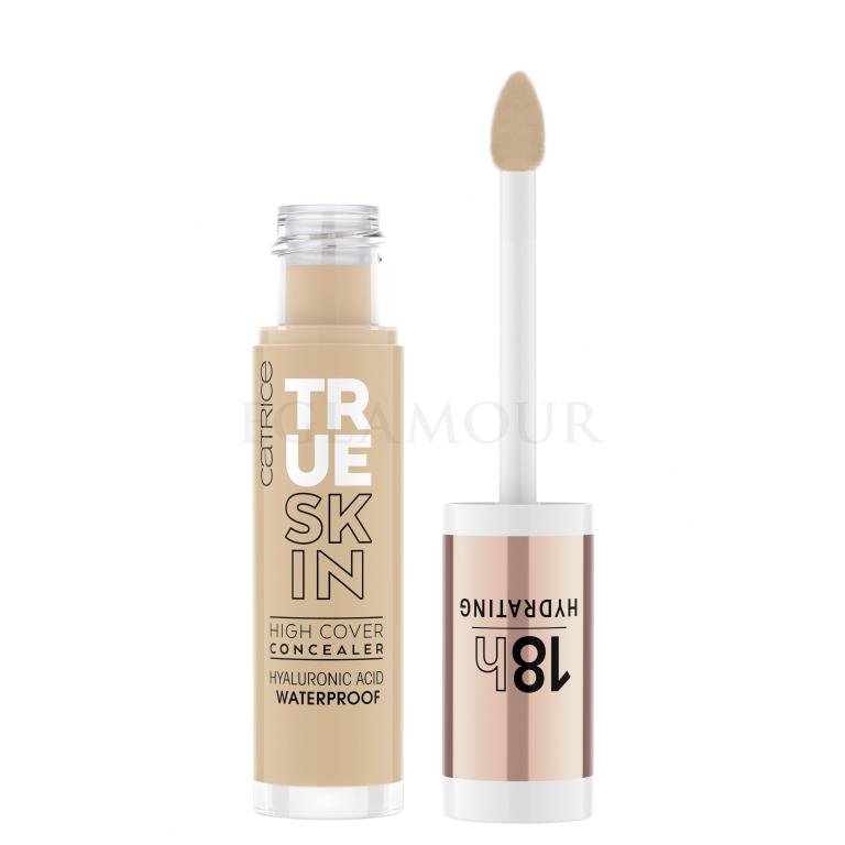 Catrice True Skin High Cover Concealer Korektor dla kobiet 4,5 ml Odcień 039 Warm Olive