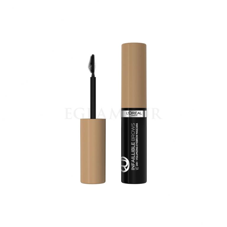 L&#039;Oréal Paris Infaillible Brows Volumizing Eyebrow Mascara Tusz do brwi dla kobiet 4,4 ml Odcień 7.0 Blonde