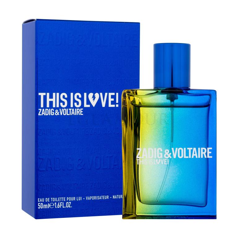 Zadig &amp; Voltaire This is Love! Woda toaletowa dla mężczyzn 50 ml