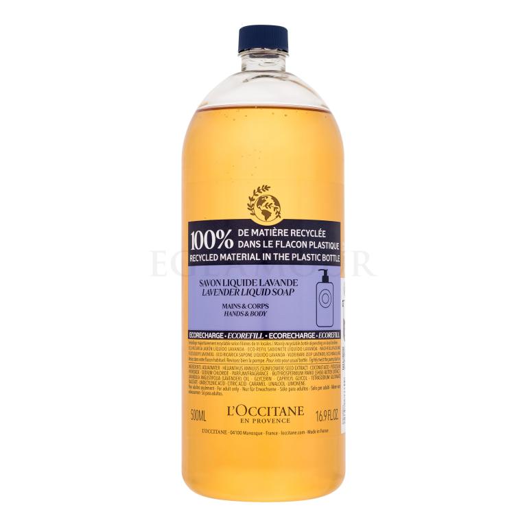 L&#039;Occitane Lavender Liquid Soap Mydło w płynie dla kobiet Napełnienie 500 ml