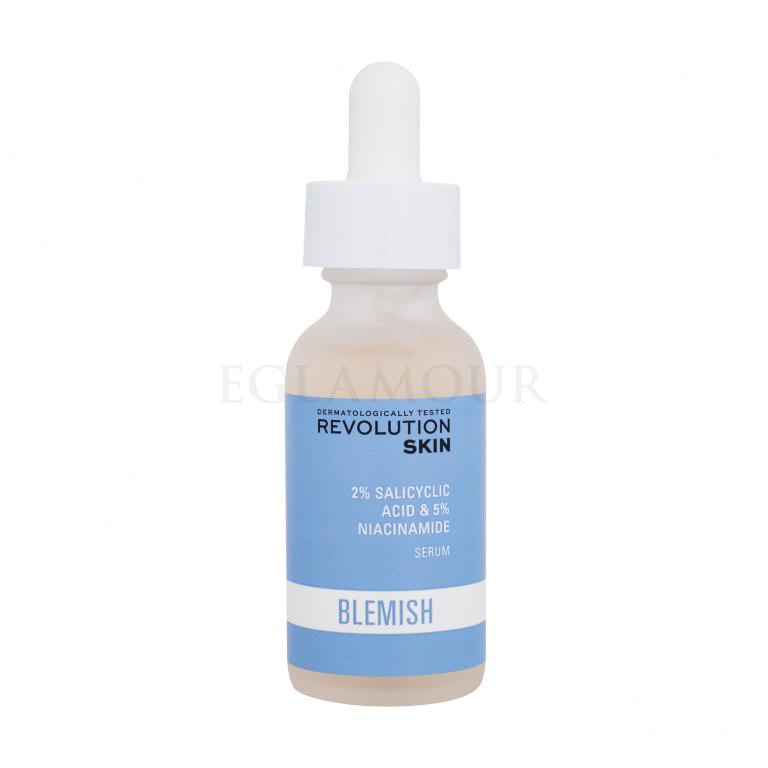 Revolution Skincare Blemish 2% Salicylic Acid &amp; 5% Niacinamide Serum Serum do twarzy dla kobiet 30 ml