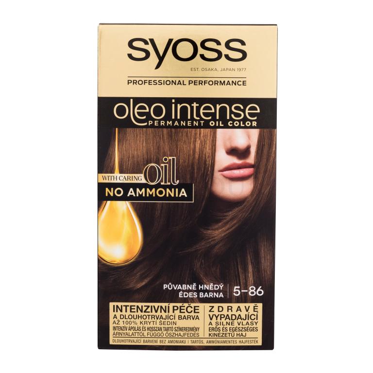 Syoss Oleo Intense Permanent Oil Color Farba do włosów dla kobiet 50 ml Odcień 5-86 Sweet Brown