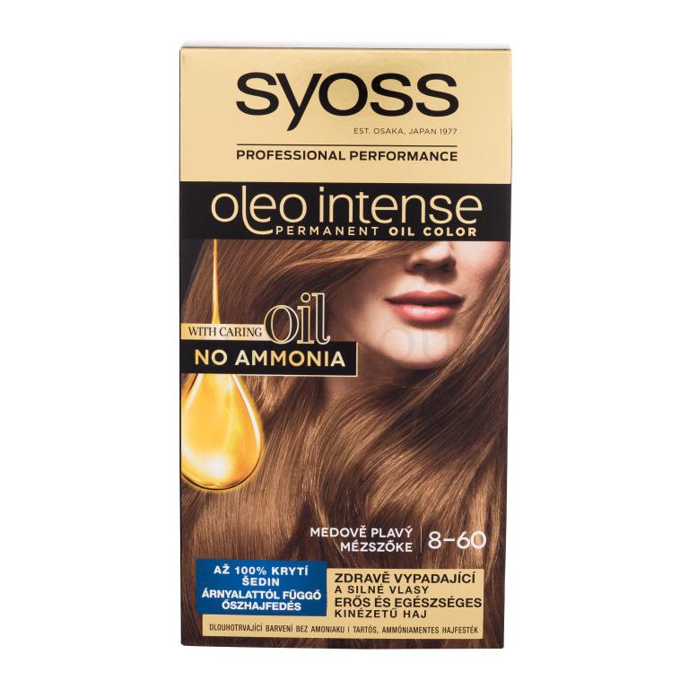 Syoss Oleo Intense Permanent Oil Color Farba do włosów dla kobiet 50 ml Odcień 8-60 Honey Blond