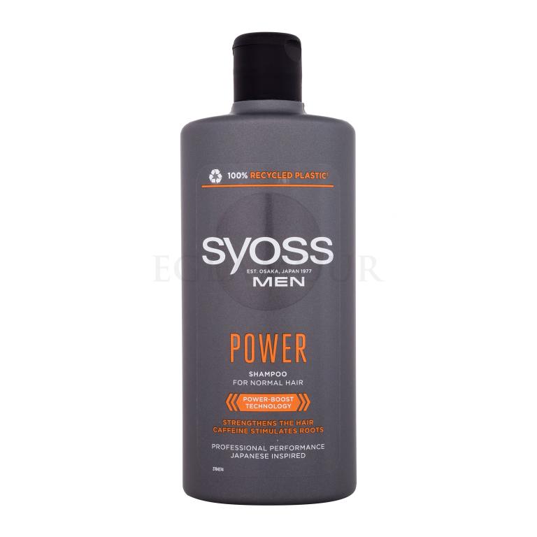 Syoss Men Power Shampoo Szampon do włosów dla mężczyzn 440 ml