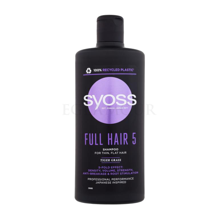 Syoss Full Hair 5 Shampoo Szampon do włosów dla kobiet 440 ml