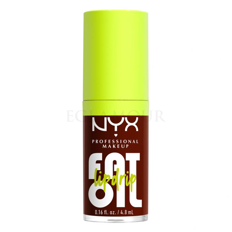 NYX Professional Makeup Fat Oil Lip Drip Olejek do ust dla kobiet 4,8 ml Odcień 08 Status Update