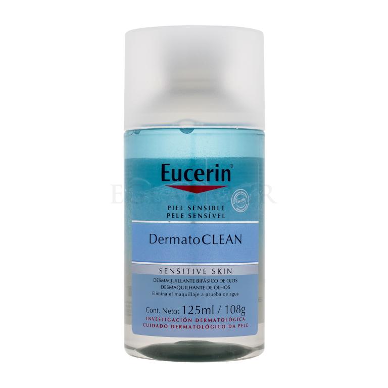 Eucerin DermatoClean Eye Make-Up Remover Demakijaż oczu dla kobiet 125 ml