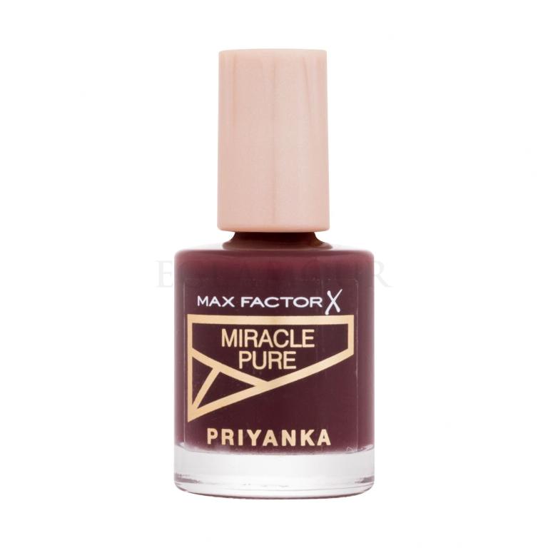 Max Factor Priyanka Miracle Pure Lakier do paznokci dla kobiet 12 ml Odcień 380 Bold Rosewood