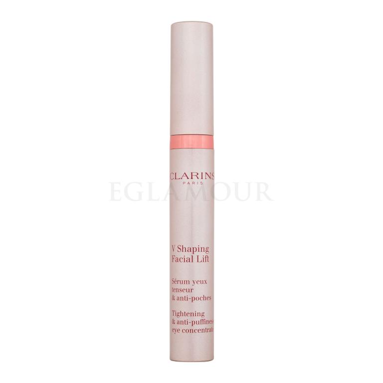 Clarins V Shaping Facial Lift Tightening &amp; Anti-Puffiness Eye Concentrate Serum pod oczy dla kobiet 15 ml