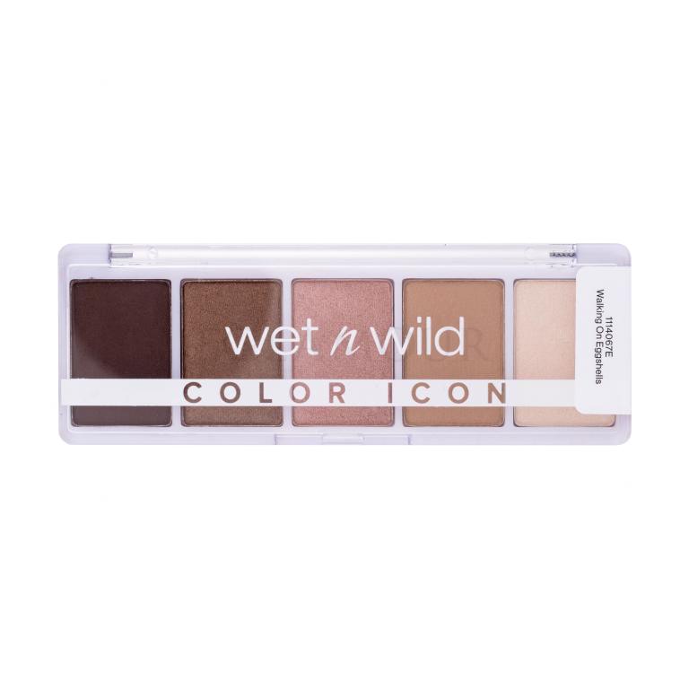 Wet n Wild Color Icon 5 Pan Palette Cienie do powiek dla kobiet 6 g Odcień Walking On Eggshells