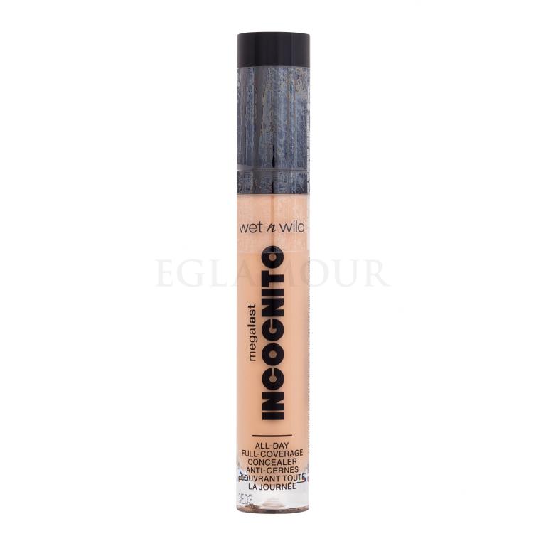 Wet n Wild MegaLast Incognito All-Day Full Coverage Concealer Korektor dla kobiet 5,5 ml Odcień Medium Honey