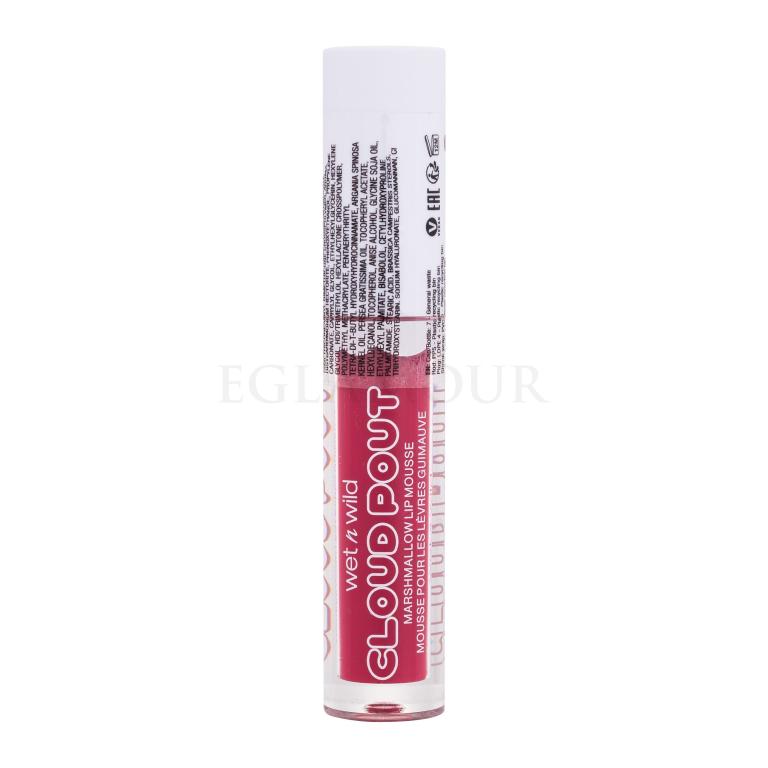 Wet n Wild Cloud Pout Marshmallow Lip Mousse Pomadka dla kobiet 3 ml Odcień Marsh To My Mallow