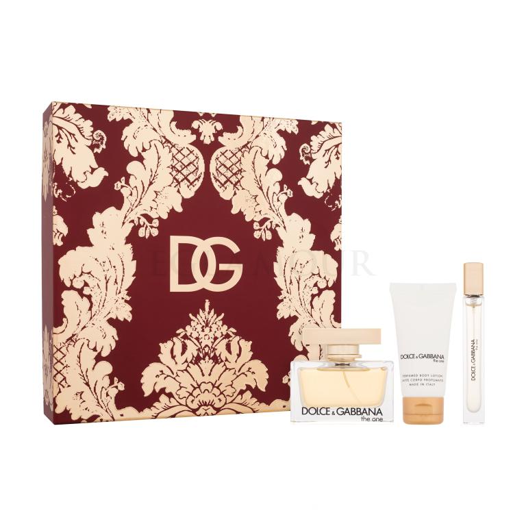 Dolce&amp;Gabbana The One Zestaw Edp 75 ml + Mleczko do ciała 50 ml + Edp 10 ml