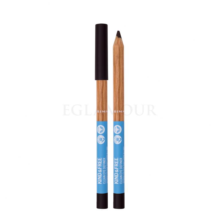 Rimmel London Kind &amp; Free Clean Eye Definer Kredka do oczu dla kobiet 1,1 g Odcień 002 Pecan