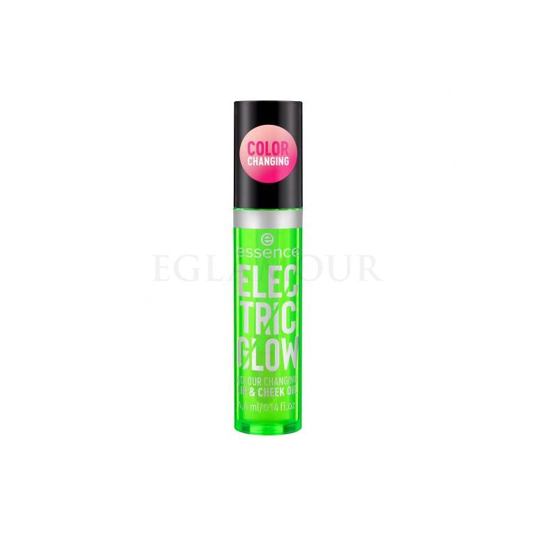 Essence Electric Glow Colour Changing Lip &amp; Cheek Oil Olejek do ust dla kobiet 4,4 ml