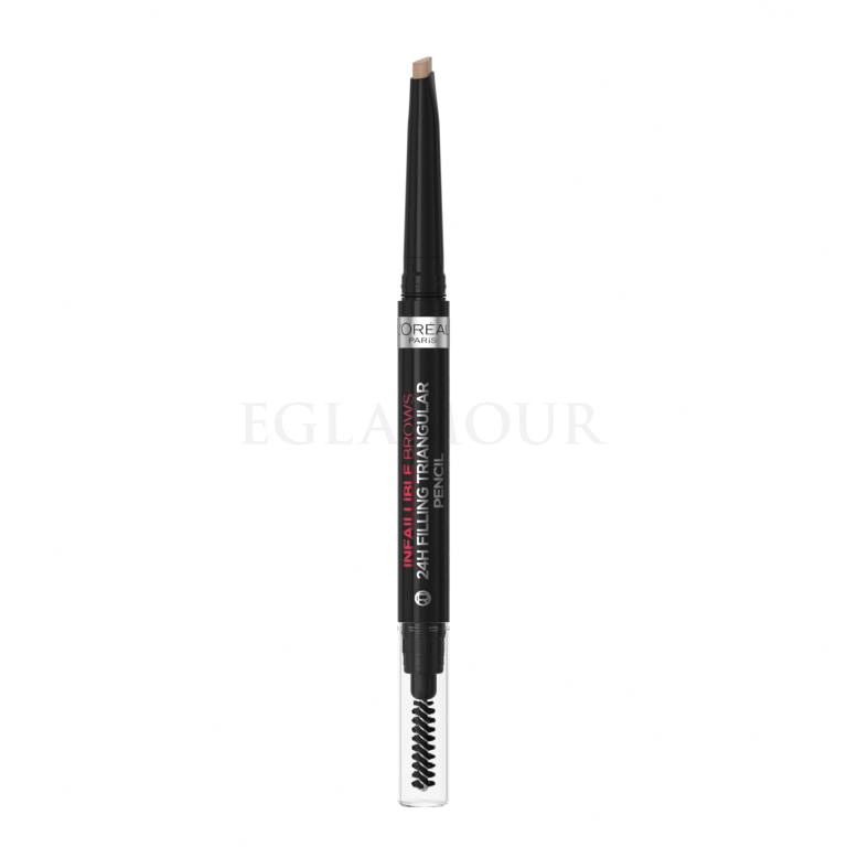 L&#039;Oréal Paris Infaillible Brows 24H Filling Triangular Pencil Kredka do brwi dla kobiet 1 ml Odcień 06 Dark Blonde