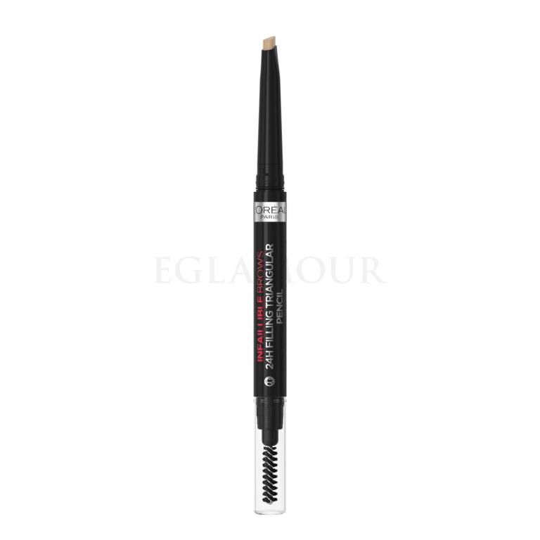 L&#039;Oréal Paris Infaillible Brows 24H Filling Triangular Pencil Kredka do brwi dla kobiet 1 ml Odcień 07 Blonde